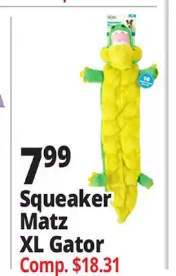 Ocean State Job Lot Squeaker Matz XL Gator offer