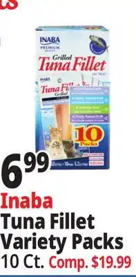 Ocean State Job Lot Inaba Tuna Fillet Variety Packs offer