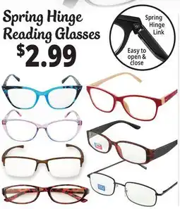 Ocean State Job Lot Spring Hinge Reading Glasses offer