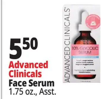 Ocean State Job Lot Advanced Clinicals Face Serum offer