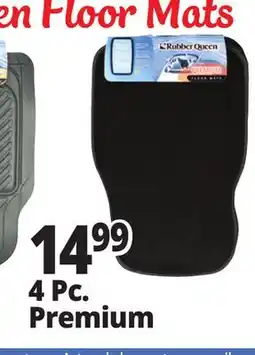 Ocean State Job Lot 4 Pc. Premium Rubber Queen Floor Mats offer