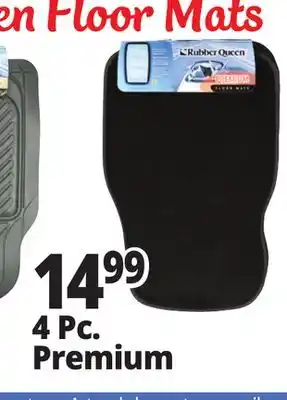 Ocean State Job Lot 4 Pc. Premium Rubber Queen Floor Mats offer