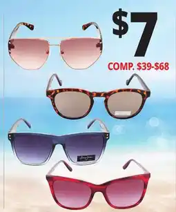 Ocean State Job Lot FAMOUS MAKER SUNGLASSES offer