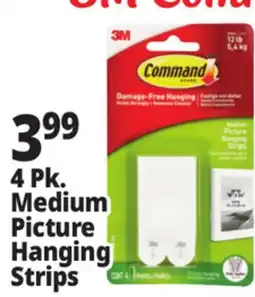 Ocean State Job Lot 3M 4 Pk. Medium Picture Hanging Strips offer