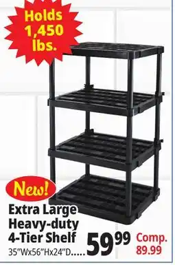 Ocean State Job Lot Extra Large Heavy-duty 4-Tier Shelf offer