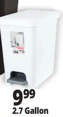 Ocean State Job Lot Sterilite Step-On 2.7 Gal Wastebasket offer