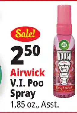 Ocean State Job Lot Airwick V.I. Poo Spray offer
