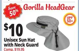 Ocean State Job Lot Unisex Sun Hat with Neck Guard offer