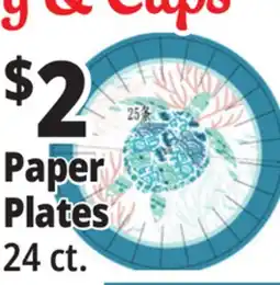 Ocean State Job Lot Paper Plates offer