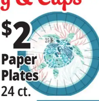 Ocean State Job Lot Paper Plates offer