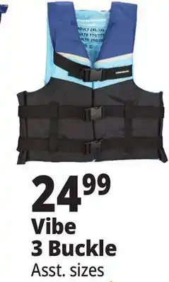Ocean State Job Lot Vibe 3 Buckle Life Vest offer