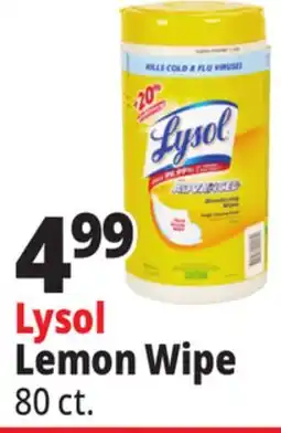 Ocean State Job Lot Lysol Lemon Wipe offer