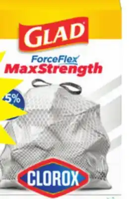 Ocean State Job Lot Glad 13 Gallon Tall Kitchen Drawstring Scented Trash Bags offer