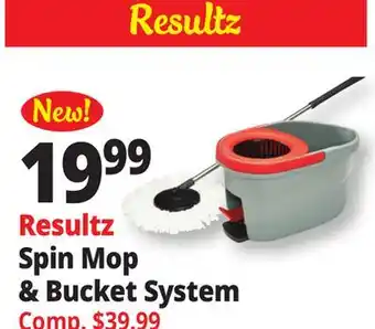 Ocean State Job Lot Resultz Spin Mop & Bucket System offer
