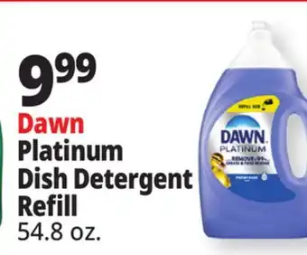 Ocean State Job Lot Dawn Platinum Dish Detergent Refill offer