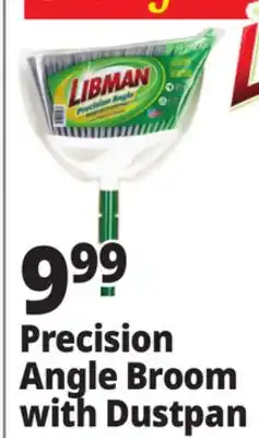 Ocean State Job Lot Libman Precision Angle Broom with Dustpan offer