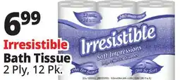 Ocean State Job Lot Irresistible Soft Impressions Bath Tissue 12 Count offer