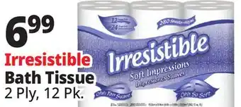Ocean State Job Lot Irresistible Soft Impressions Bath Tissue 12 Count offer