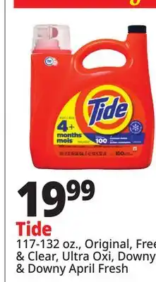 Ocean State Job Lot Tide Free & Gentle Liquid Laundry Detergent 132 oz offer