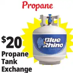 Ocean State Job Lot Blue Rhino Propane Tank No-Exchange offer