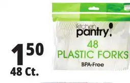 Ocean State Job Lot Kitchen Pantry Plastic Forks 48 Count offer