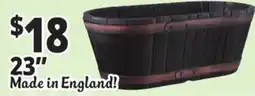 Ocean State Job Lot Whiskey Tub Resin Planter offer