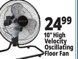 Ocean State Job Lot Penguin 10 High Velocity Desk Fan offer