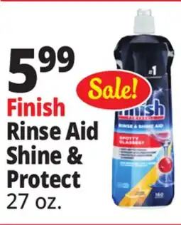 Ocean State Job Lot Finish Powerball Rinse & Shine Aid 27 oz offer