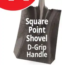 Ocean State Job Lot Tiller & Rowe Fiberglass Handles Square Point Shovel offer