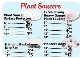 Ocean State Job Lot Plant Saucers offer