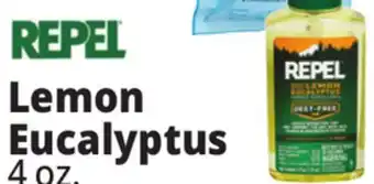 Ocean State Job Lot Repel Plant-Based Lemon Eucalyptus Insect Repellent 4 oz offer