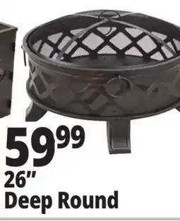 Ocean State Job Lot Outdoor Living Accents Deep Bowl Fire Pit 26 offer