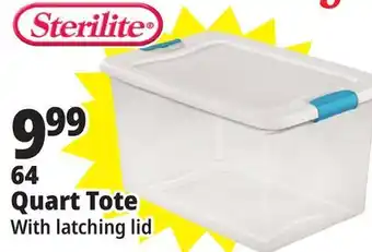 Ocean State Job Lot Sterilite Latch Top Storage Box 64 Qt offer