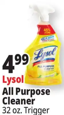 Ocean State Job Lot Lysol All Purpose Lemon Breeze Cleaner 32 oz offer