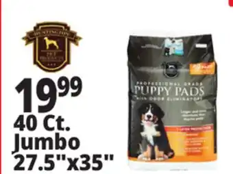Ocean State Job Lot 40 Ct. Jumbo Puppy Pads offer