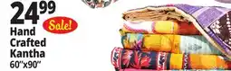 Ocean State Job Lot Handmade Kantha Quilt 60 x 90 offer