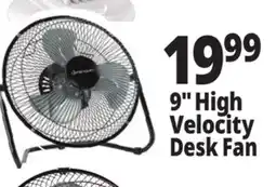 Ocean State Job Lot Penguin High Velocity Desk Fan 9 offer