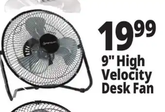 Ocean State Job Lot Penguin High Velocity Desk Fan 9 offer