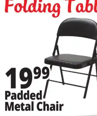 Ocean State Job Lot Padded Metal Chair offer
