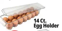 Ocean State Job Lot Covered Egg Holder Fridge Bin offer