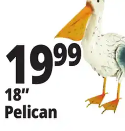 Ocean State Job Lot 18 Pelican Garden Statue offer