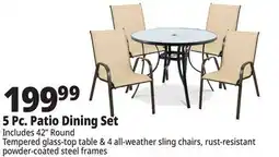 Ocean State Job Lot 5 Pc. Patio Dining Set offer