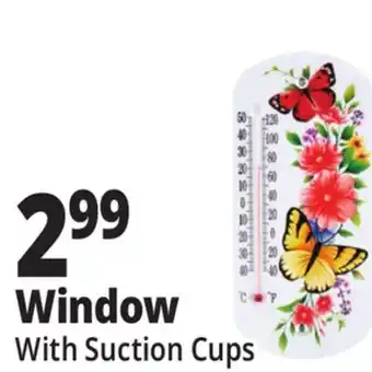 Ocean State Job Lot Outdoor Living Accents Window Thermometer offer