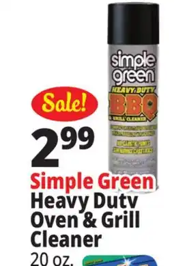 Ocean State Job Lot Simple Green Heavy Duty BBQ & Grill Cleaner 20 oz offer