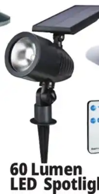 Ocean State Job Lot Outdoor Living Accents Solar LED Spotlight offer