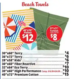 Ocean State Job Lot Beach Towels offer