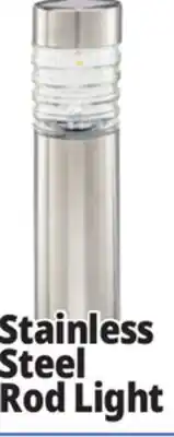 Ocean State Job Lot Solar Stainless Steel Path Light 15 offer