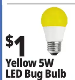 Ocean State Job Lot LED A15 Replacement Bug Light Bulb 5 Watt offer