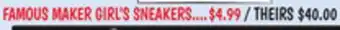 Ollie's FAMOUS MAKER GIRL'S SNEAKERS offer
