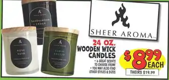 Ollie's WOODEN WICK CANDLES offer